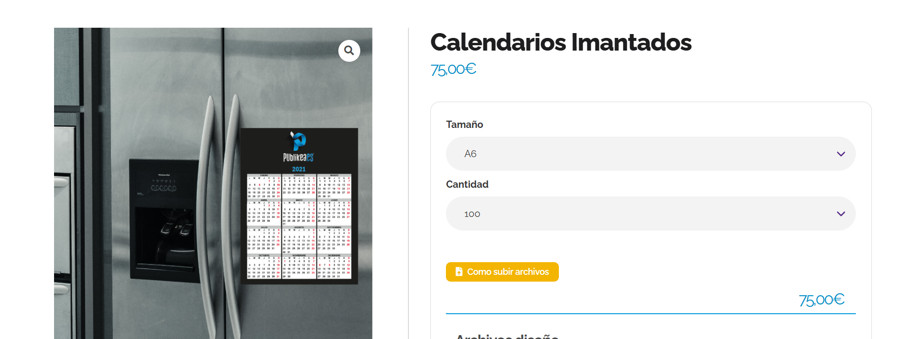 Calendarios Imantados