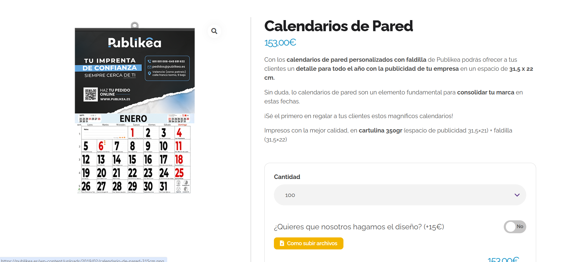 Calendarios de Pared