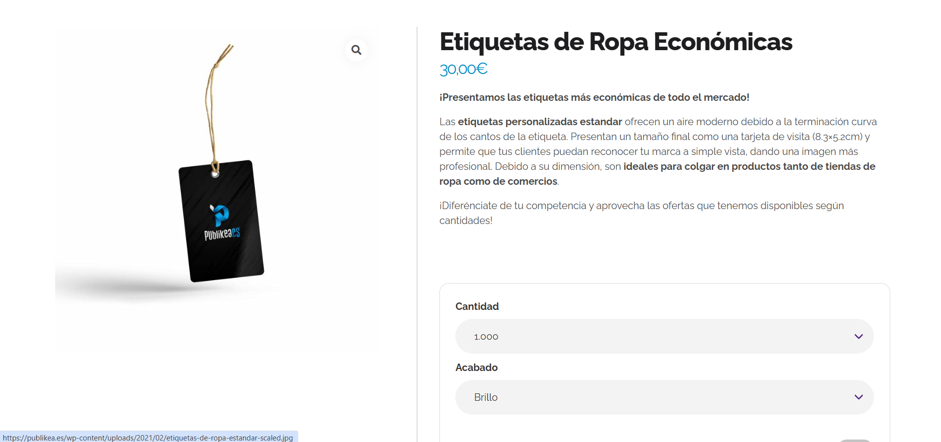 Etiquetas de Ropa Económicas