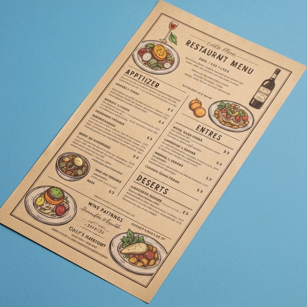 Manteles Personalizados Kraft