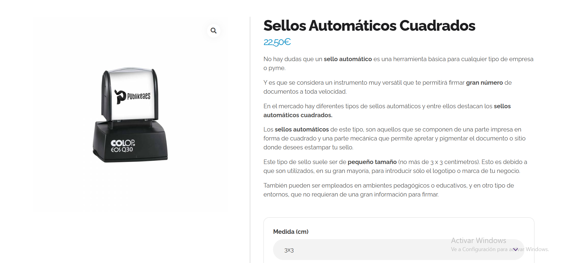 Sellos Automáticos Cuadrados