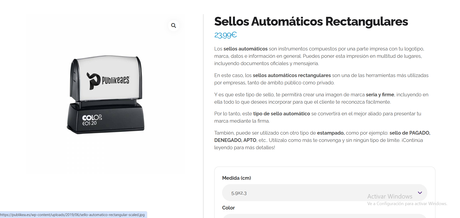 Sellos Automáticos Rectangulares